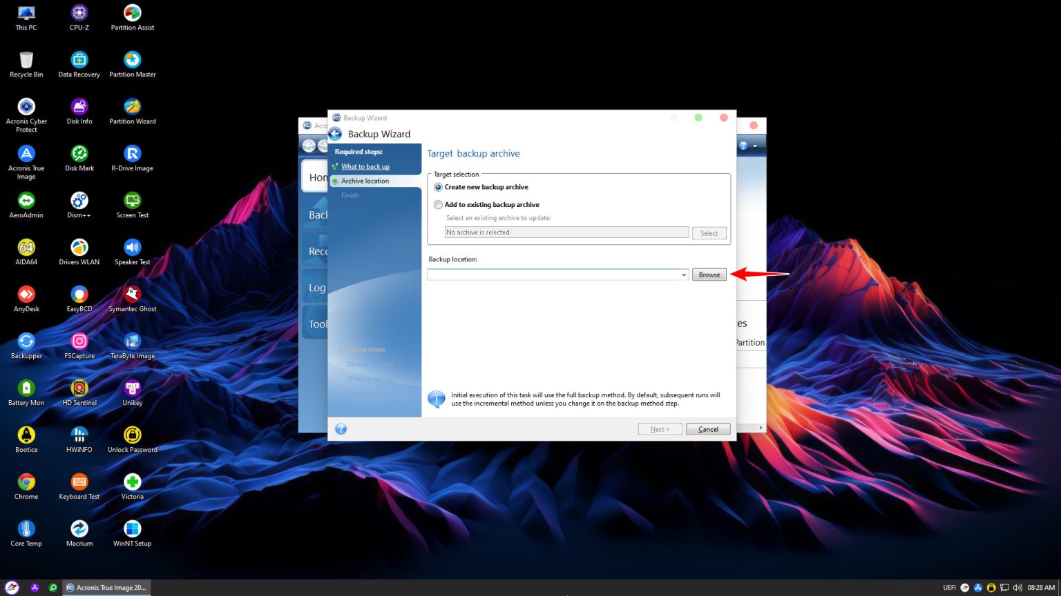 acronis true image 2015 restoring to dissimilar hardware